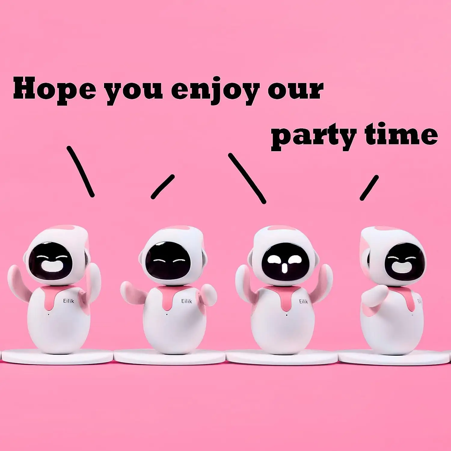 Eilik Mini Desktop Robot Cute Eilik Companion AI Smart Robot Pet With Abundant Emotions Touch Interactive Toys