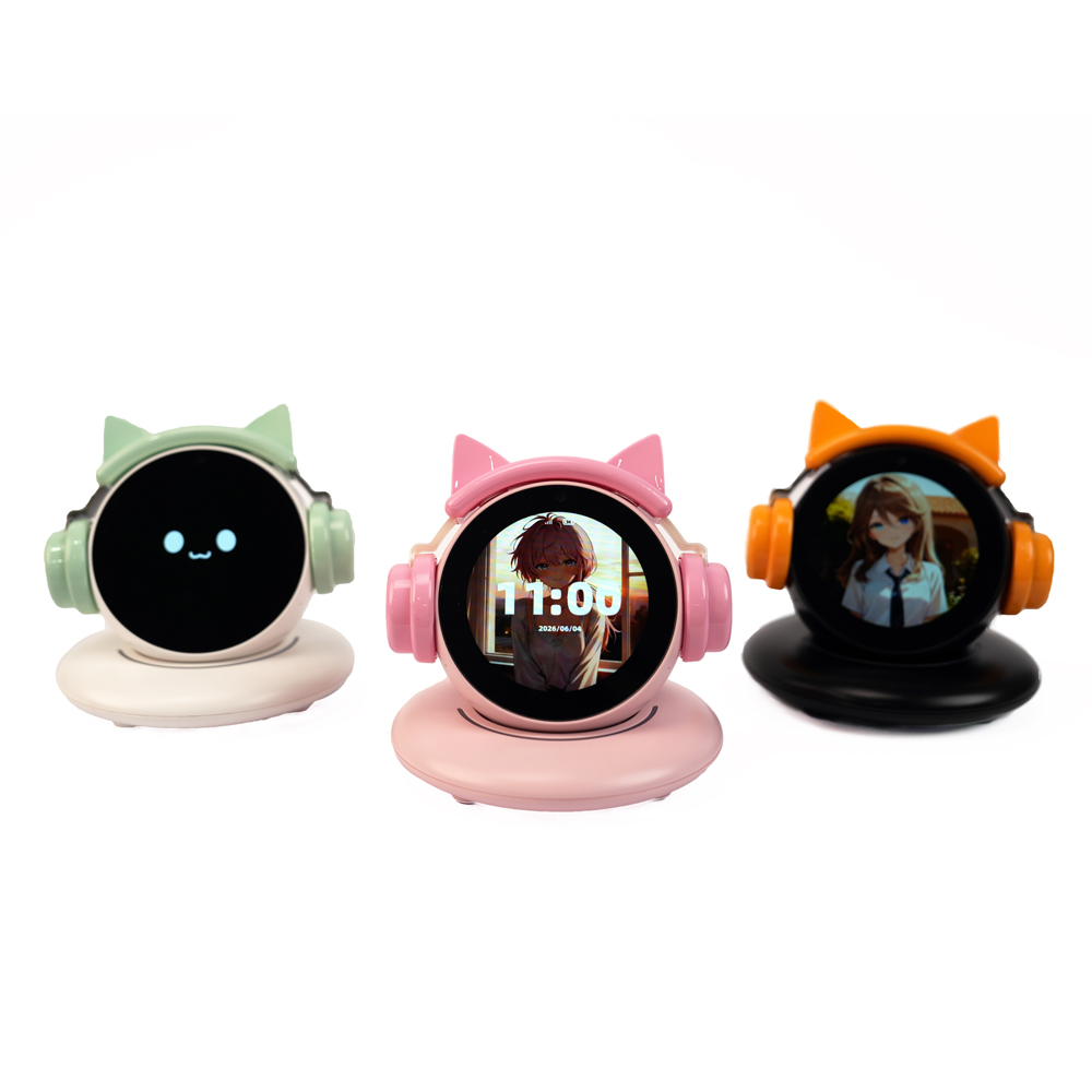 2026 AI Robot Pet WiFi Voice Chat Interactive Companion Toy Desk Devices With Dynamic Facial Expressions and Magnetic Charging