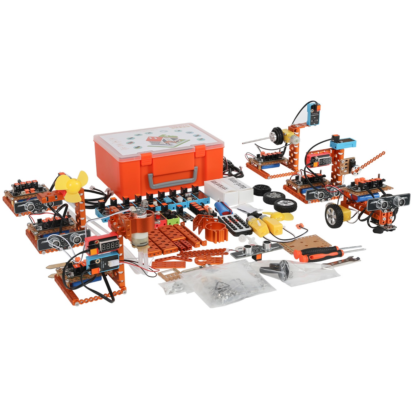 Hot Selling WEEEMAKE 15 in 1 Intelligent Smart Home Training Kit Educational Robot Kit for School Children DIY Build Smart Home
