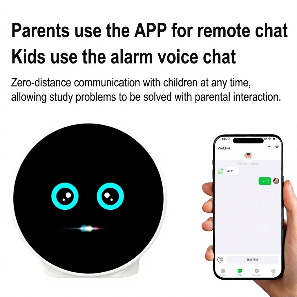Mini Learning Machine Round Educational Toy For Kids 3-6 Years Ai English Practice With Speech Recognition