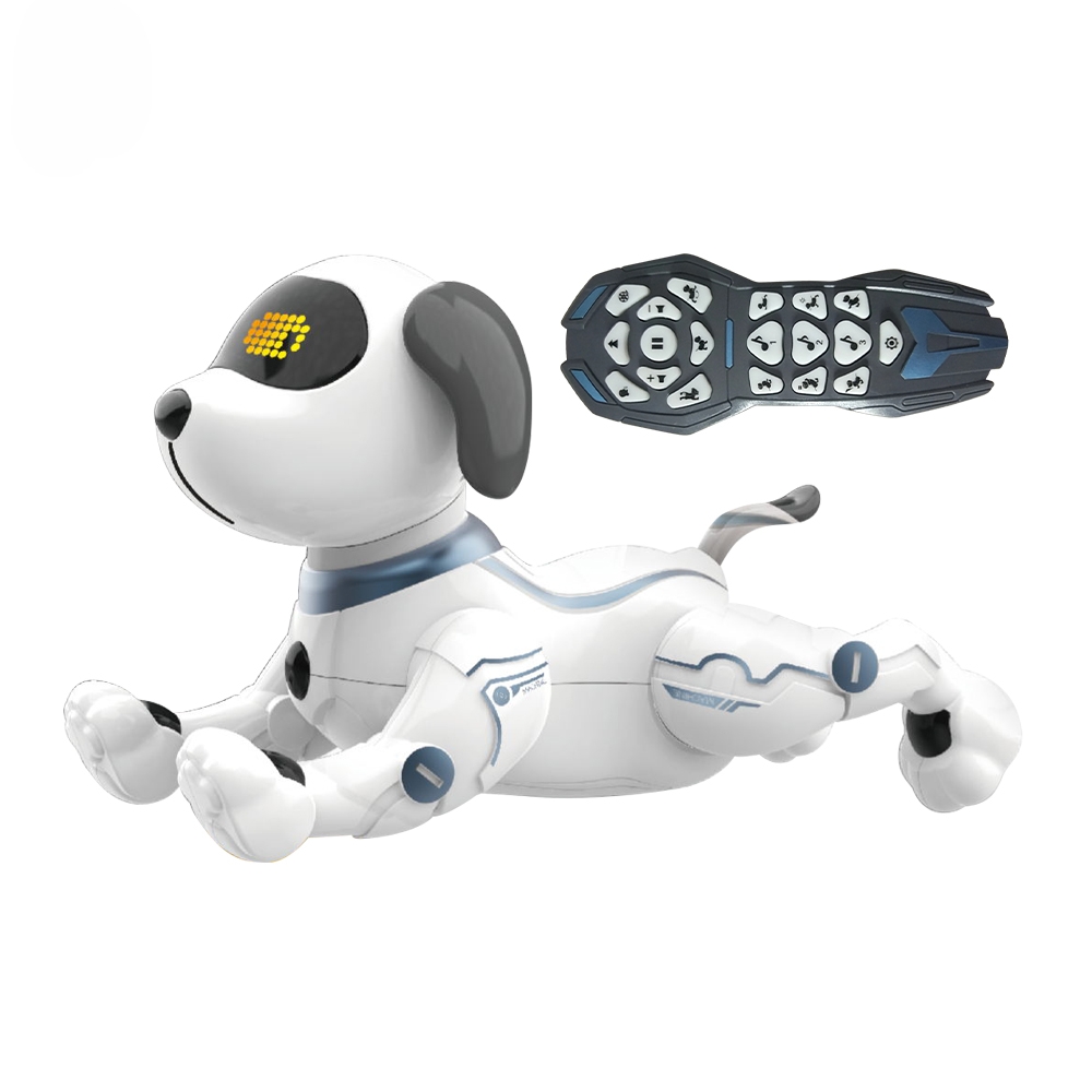 Electric Singing Dancing Robotic Dog Interactive Programmable Smart RC Plastic Toy Educational Indoor-Outdoor for Children