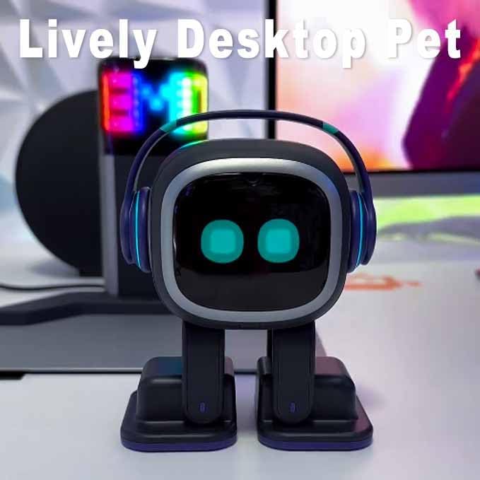 EMOPET AI Desk Robot Companion ChatGPT Enabled Voice Commands Dance Interactive Personality Comes Charging Home Station