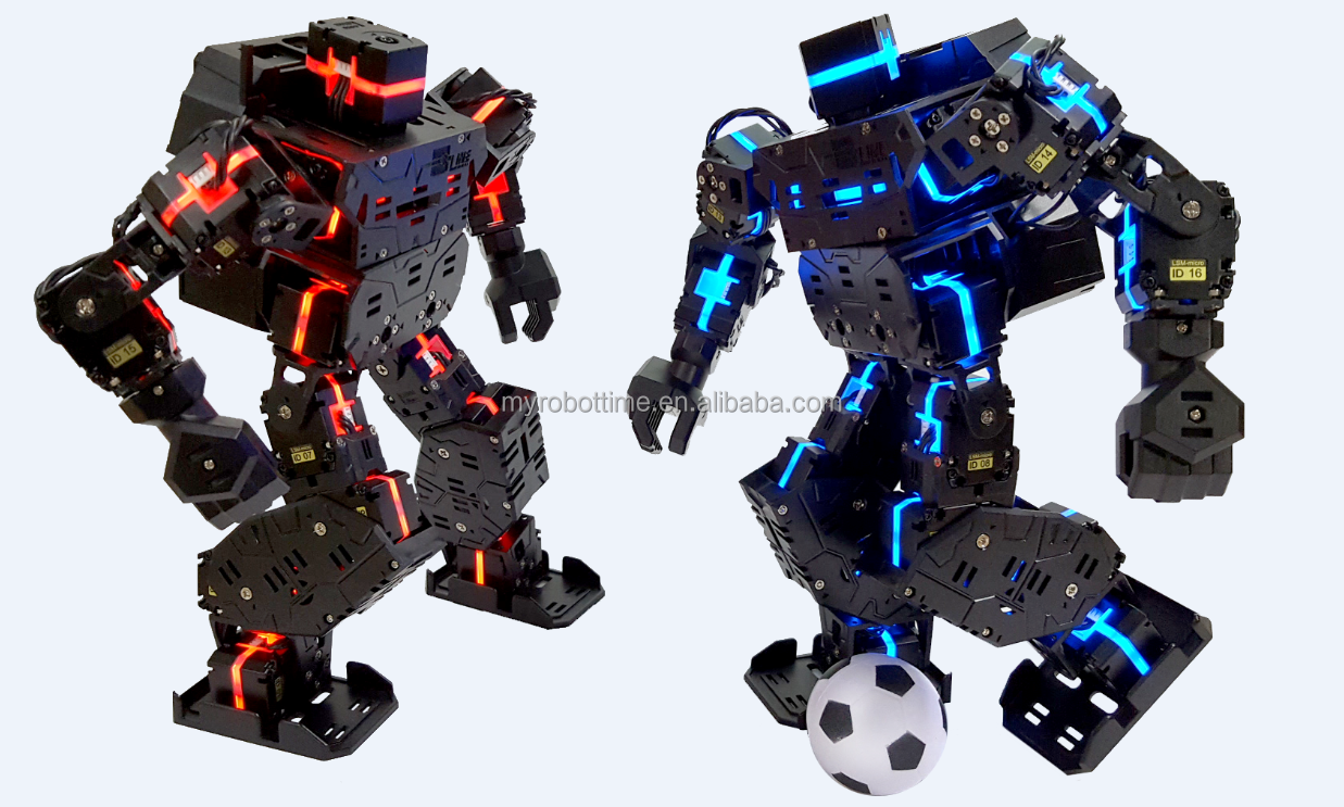 My Robot Time Line-core m Education Playing AI Vision Plastic Children's Christmas Gift Humanoid Biped Robot Construction Toy