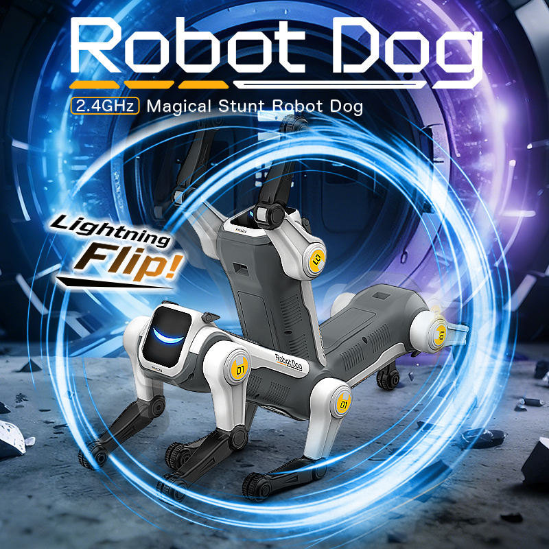 Intelligent Robot Dog, Interactive STEM Pet Toy, Voice-controlled, Programmable, Durable Design, Highly Compatible.