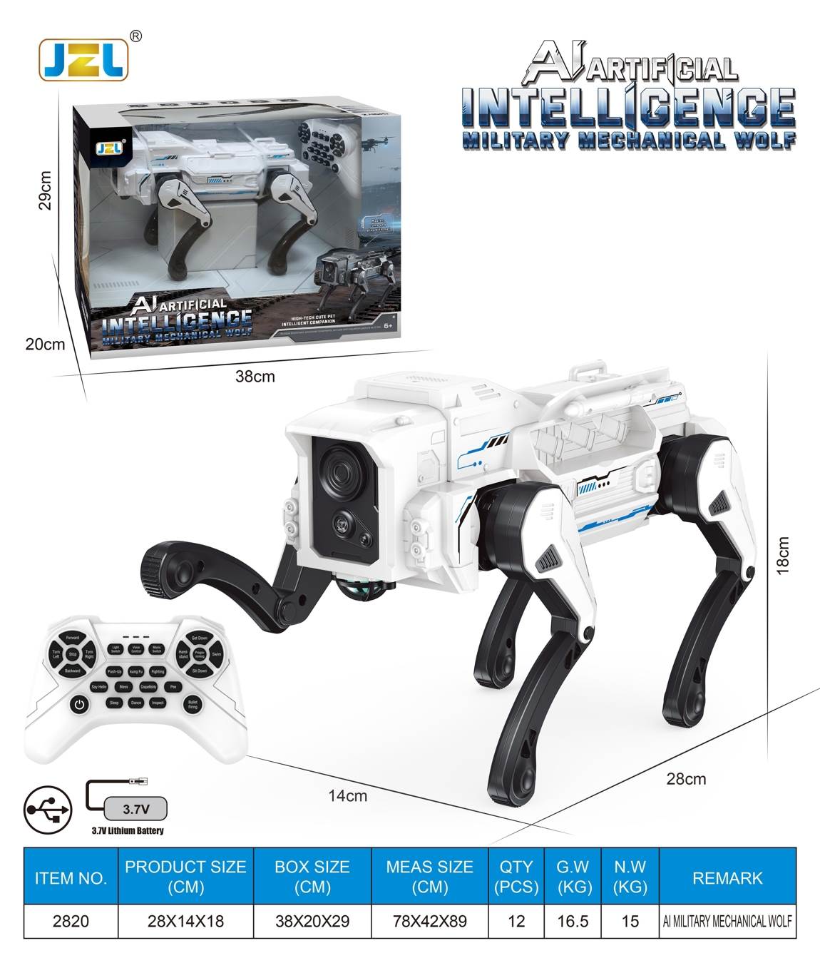 YT AI Intelligent Smart Robot Dog Toy Voice Command &amp; Mobile Phone Remote Control with Language Interaction Programming