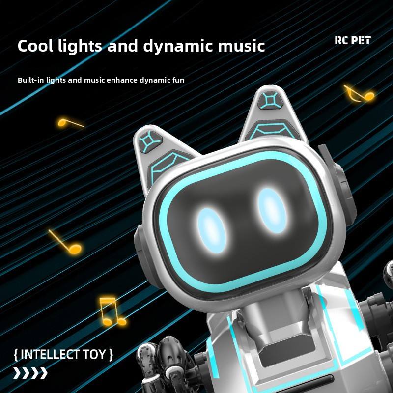 2.4G Smart Eight-Wheel Smart Robot Dog Toy for Kids Remote Control RC Cars with Gesture Sensing Climbing Transforming Features