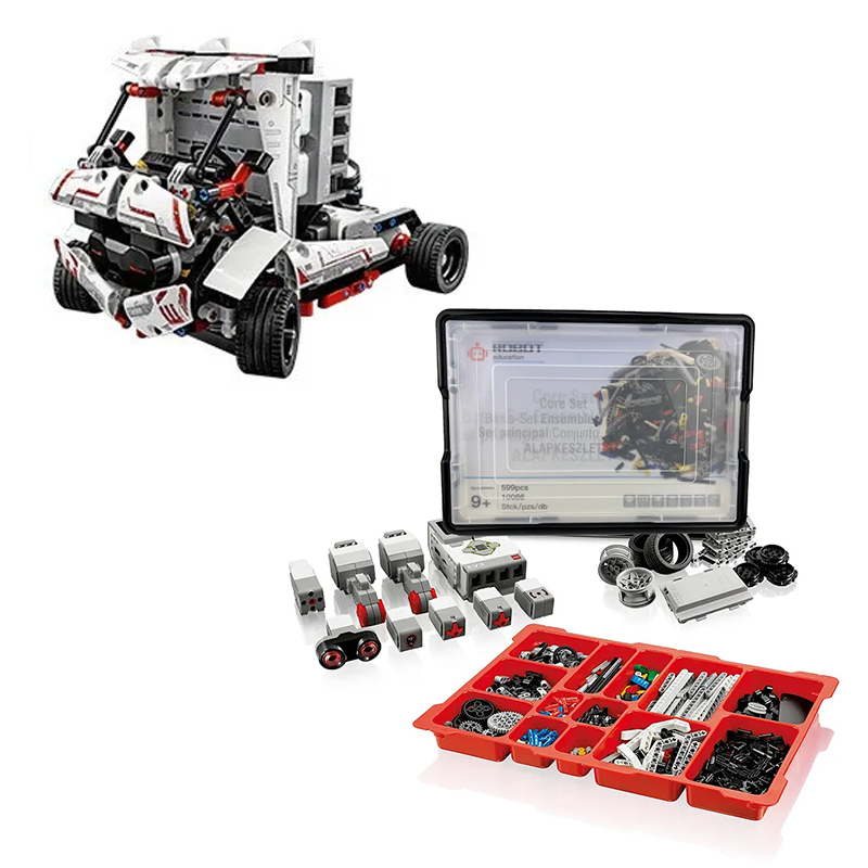 EV3 45544 Smart Educational Children's DIY Electronic Programmable Robot Kit with Lithium Battery-Plastic Building Blocks Toy