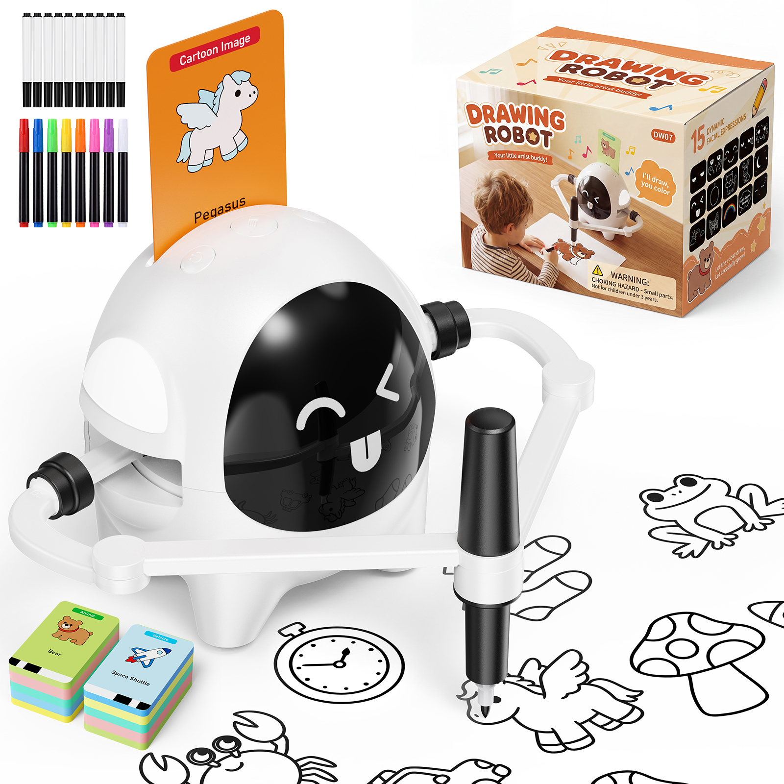 DW07-C Smart Drawing Robot Machine Automatic Smart Robot Drawing Toys for Children