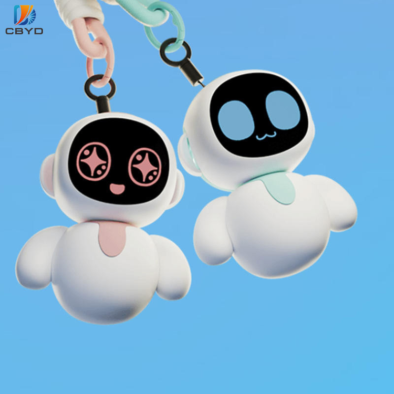 Stock Eiliko Educational Intelligent AI Robot Palm Pet Companion Voice Control Expression Interactive Bag Pendant Mini Robot