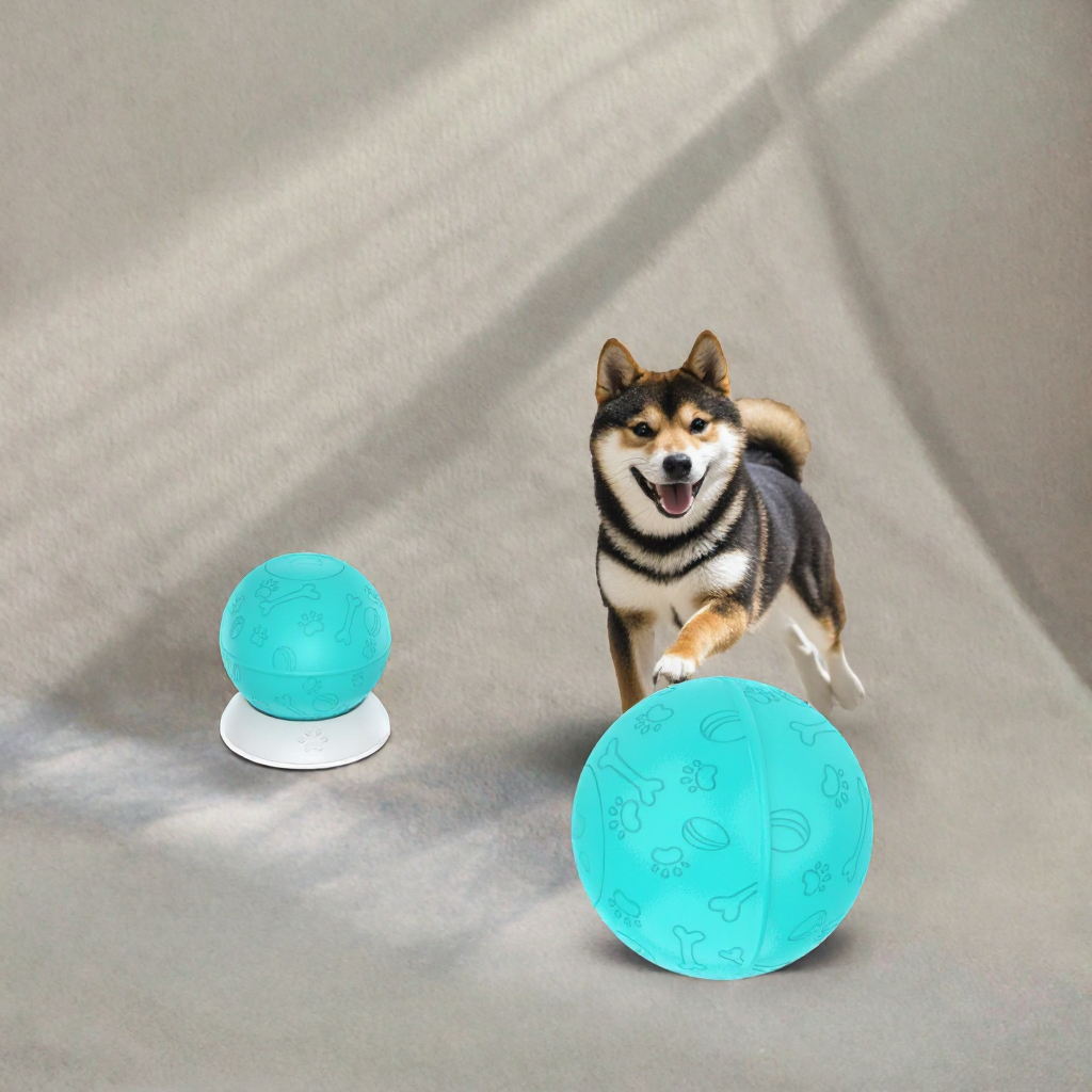 Waterproof Rechargeable Automatic Pet Ball Interactive Rolling Toy with Recording Function for Cats