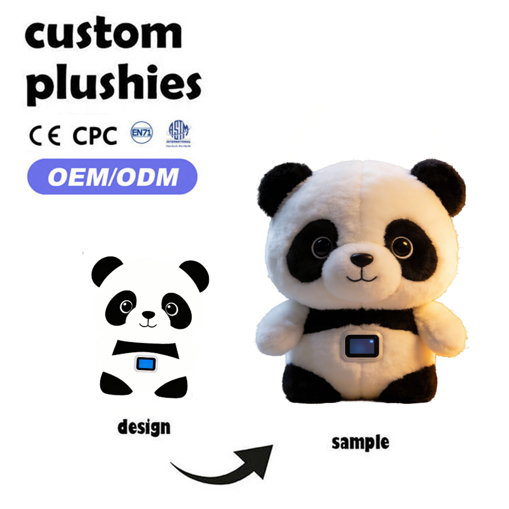 Brown Bear AI Intelligent Robot Plush Toy Featuring Voice and Emotional Companionship Functions an Exclusive Customized Product